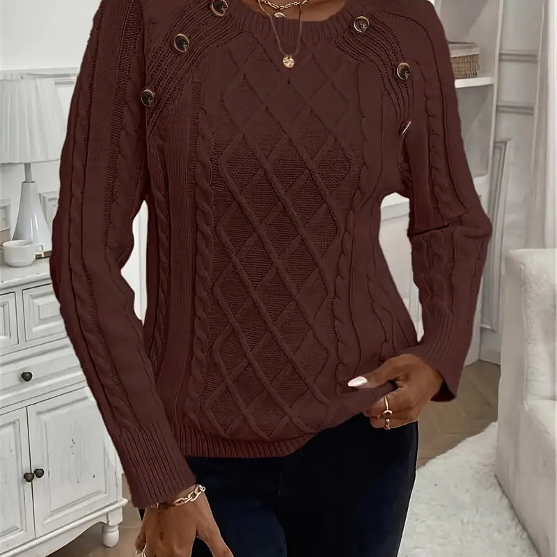 CAMILA | KNITTED LONG SLEEVE SWEATER