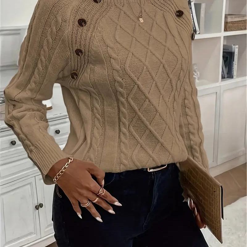 CAMILA | KNITTED LONG SLEEVE SWEATER