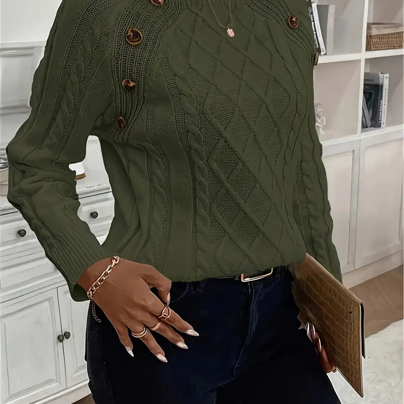 CAMILA | KNITTED LONG SLEEVE SWEATER