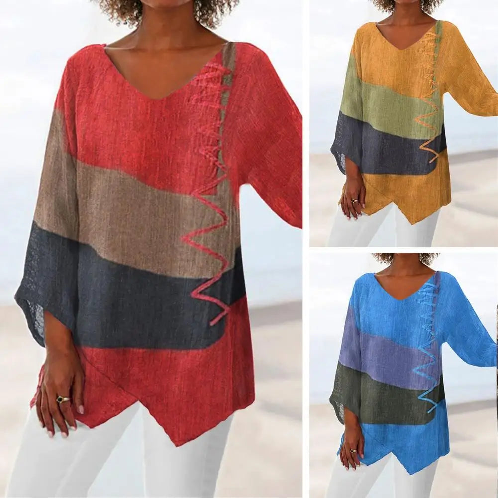 Ellie Cable Long Blouse Birch